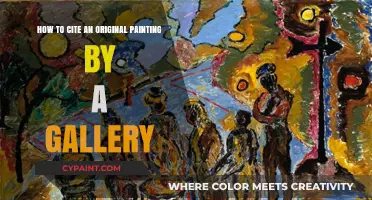 Citing Art: Gallery Painting Attribution