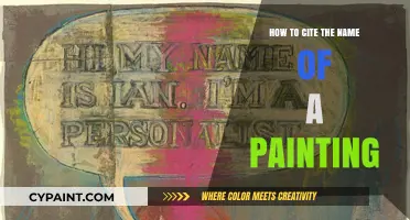 Mastering Art Citations: How to Properly Cite a Painting's Name