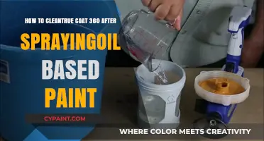 The Best Way to Clean True Coat 360 After Oil-Based Paint Spraying