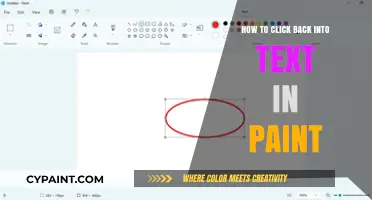Mastering Text Editing: How to Click Back into Text in Paint
