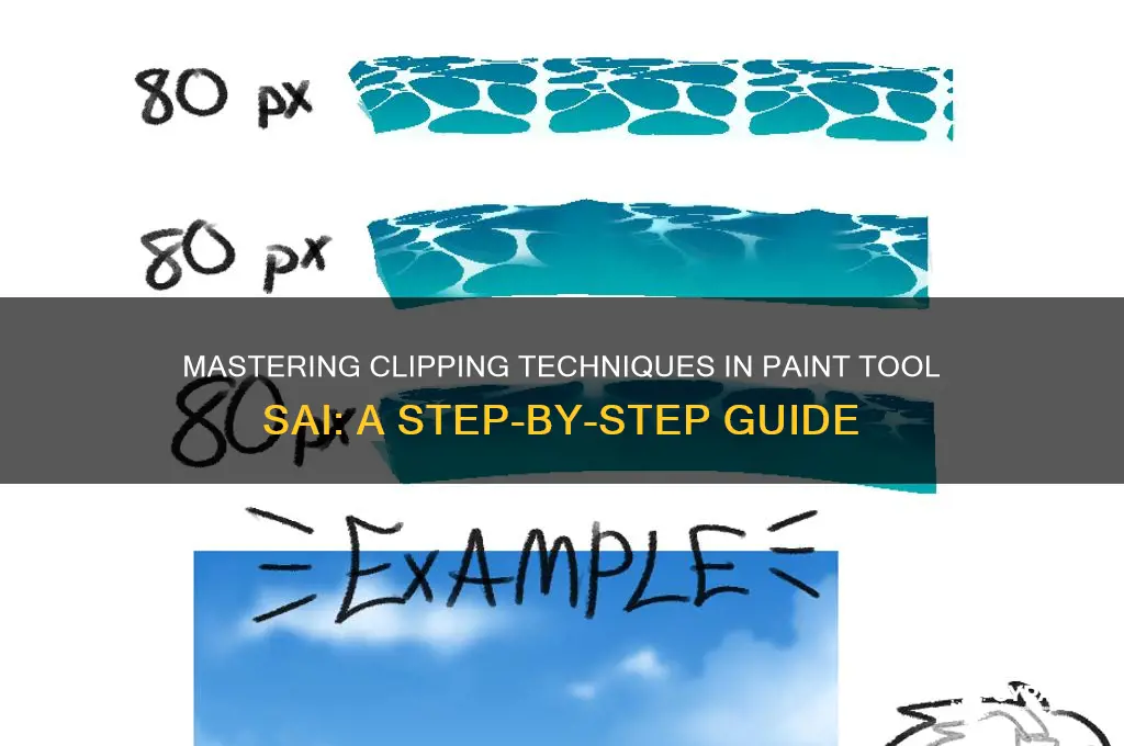 how to clip on paint tool sai