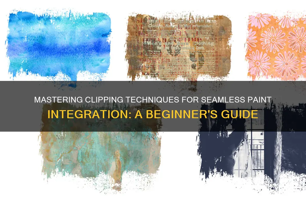 how to clip things to put into paint
