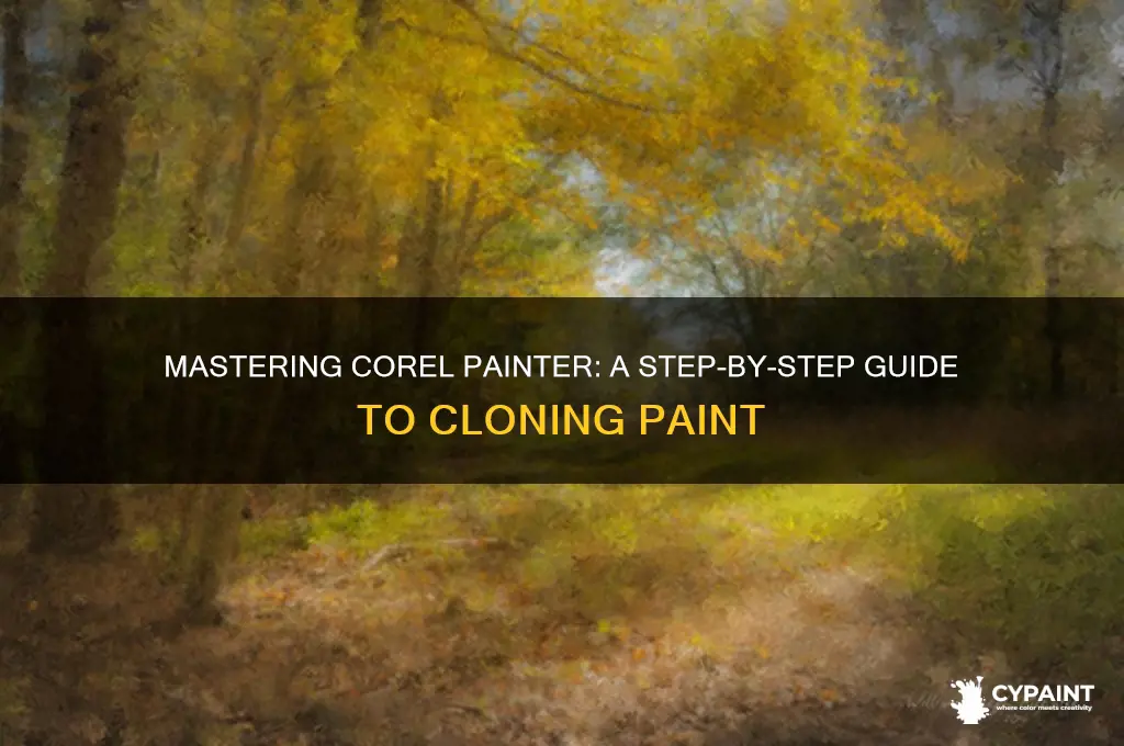 how to clone paint in corel painter