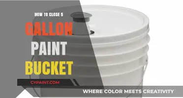Securely Sealing a 5-Gallon Paint Bucket: A Step-by-Step Guide