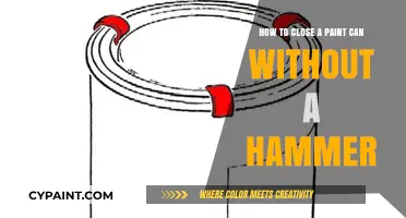 Hammer-Free Paint Can Closing: Easy, Safe Methods