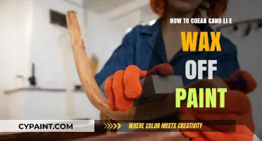 Simple Wax Removal from Painted Surfaces
