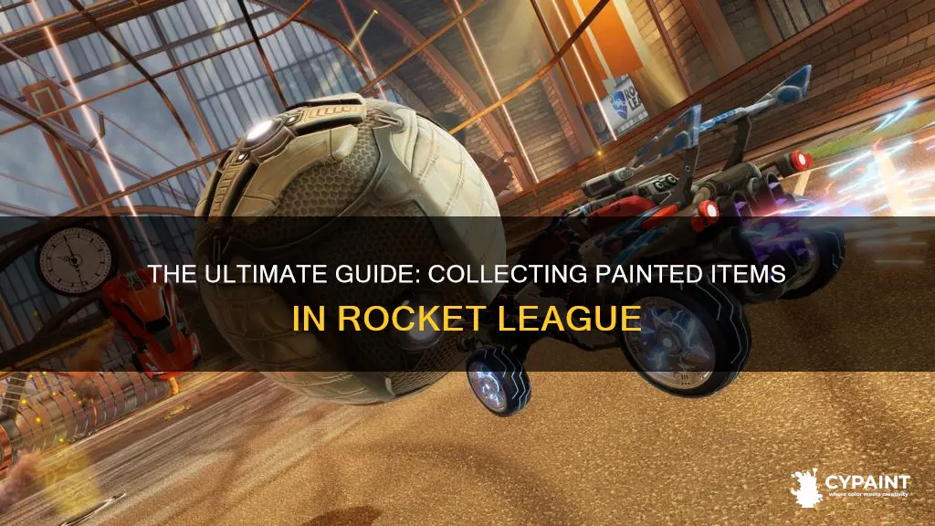 how to collect a painted item in rocket league