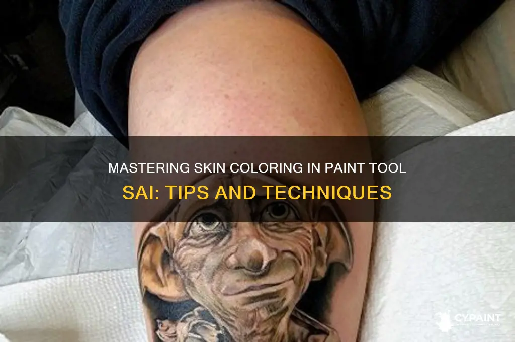 how to colour skin paint tool sai