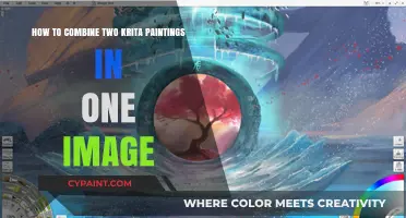 Merging Krita Masterpieces: Combining Two Paintings Seamlessly