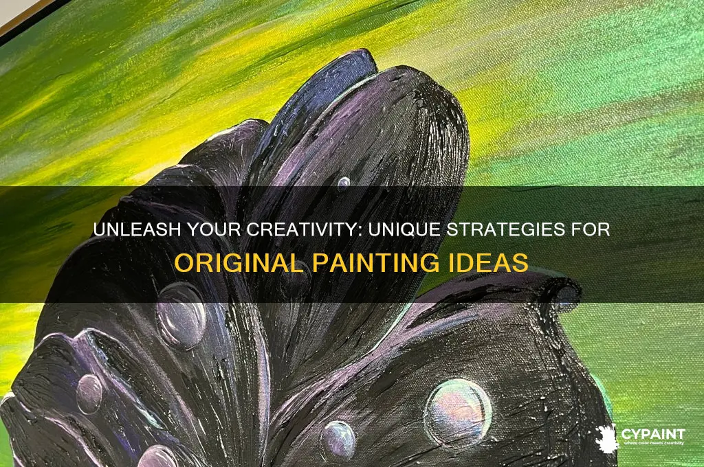 how to come up with original painting ideas