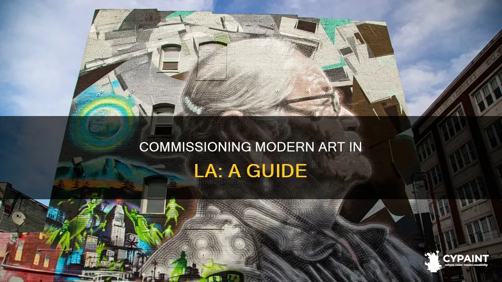 how to commission modern art painting in los angeles