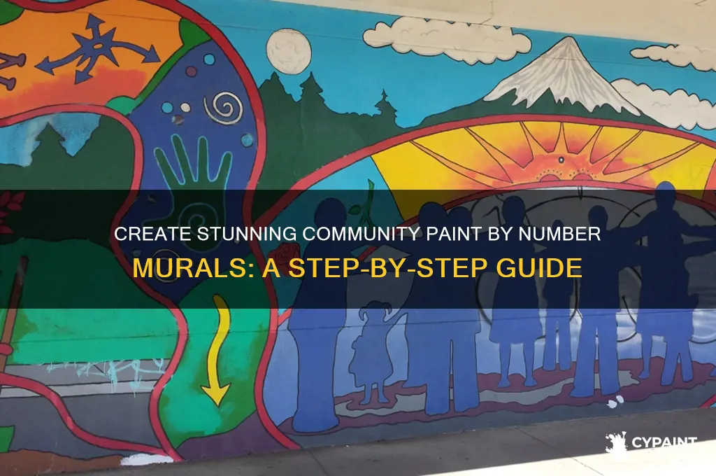 how to community paint by number murals