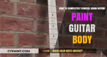 Concealing Guitar Grain: A Smooth Finish