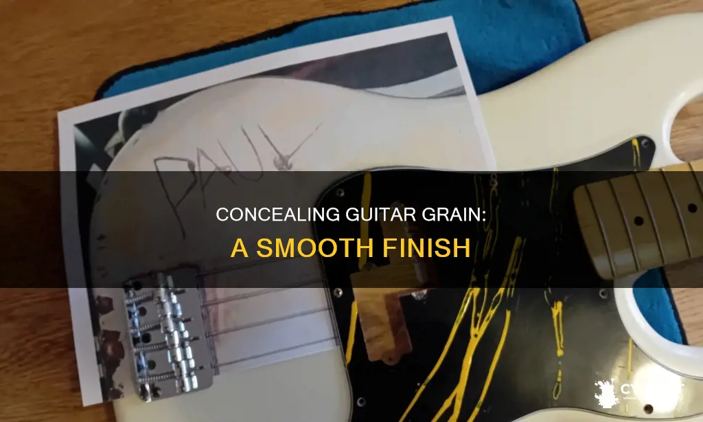 how to completely conceal grain before paint guitar body