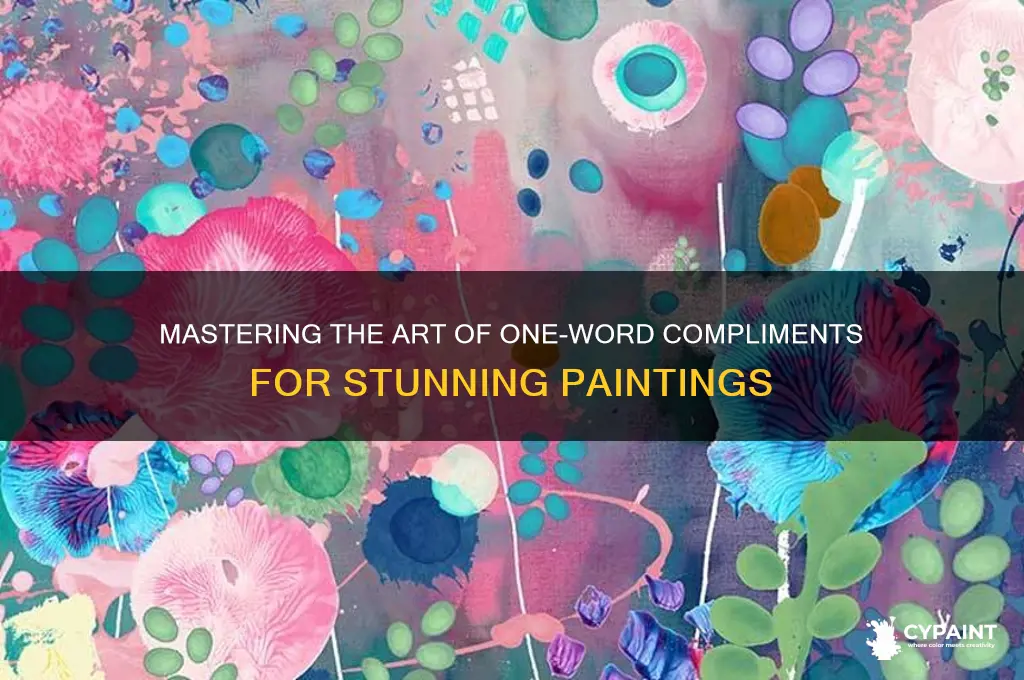 how to compliment a painting in one word