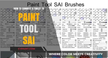 Connecting Your Tablet to Paint Tool Sai