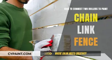 Efficiently Connect Rollers for Smooth Chain Link Fence Painting