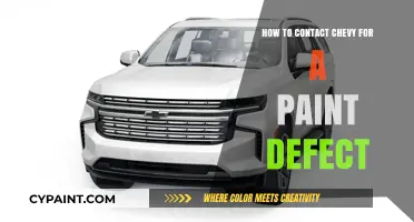 Contacting Chevy for Paint Defect: A Step-by-Step Guide