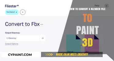 Converting Blender Files to Paint 3D: A Step-by-Step Guide