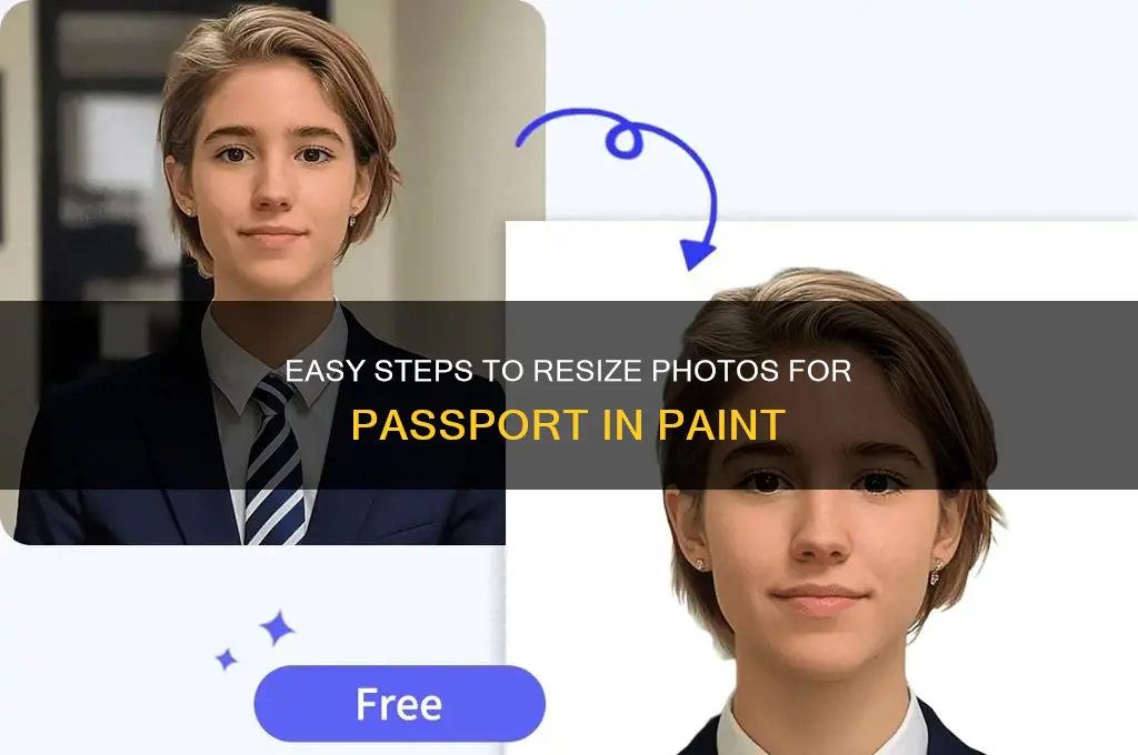 how to convert a photo to passport size in paint