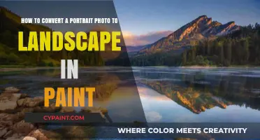 Transform Portrait Photos to Landscape in Paint: Easy Steps