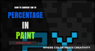 Convert Centimeters to Percentage in Paint: A Step-by-Step Guide