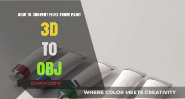 Converting Paint 3D Files to OBJ: A Simple Guide