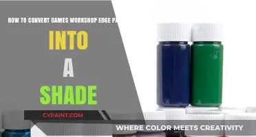 Transform Games Workshop Edge Paints into Shades: A Simple Guide