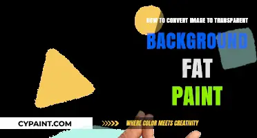Converting Images to Transparent Backgrounds with Fat Paint