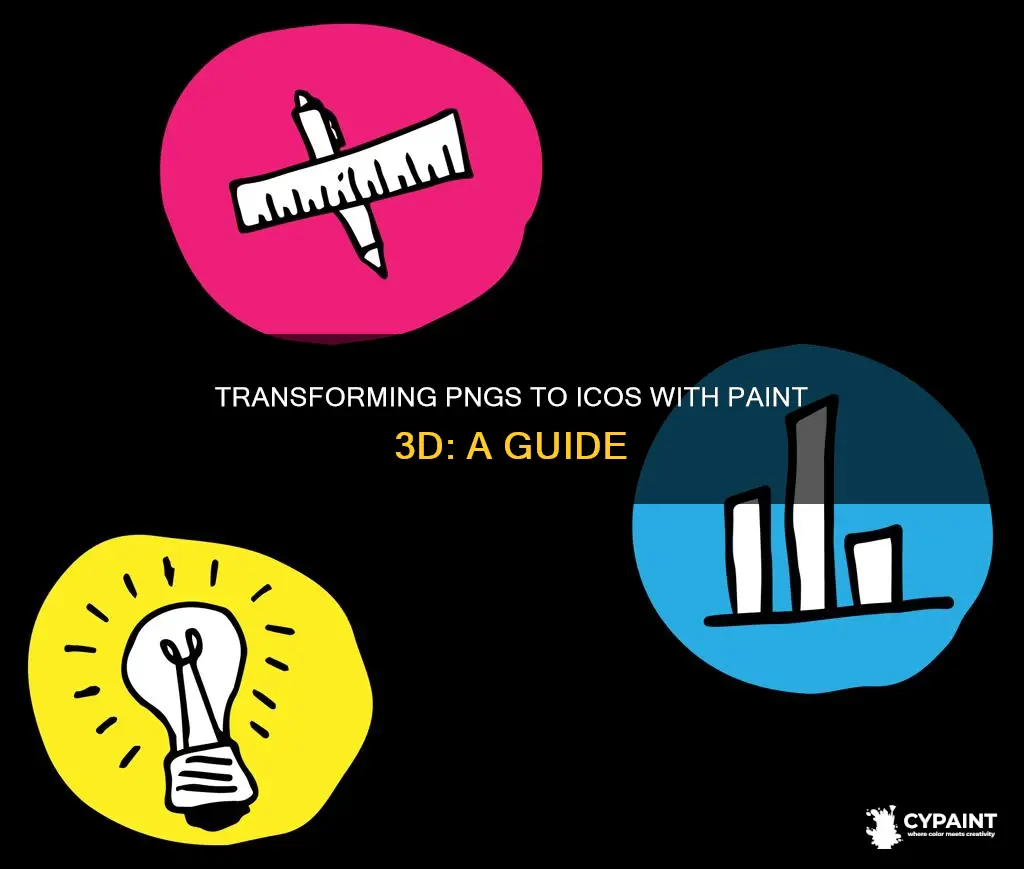 how to convert png to ico in paint 3d