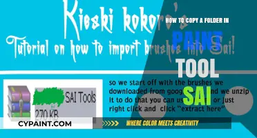 Copying Folders in Paint Tool Sai: A Step-by-Step Guide