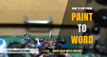 Copying Paint Images to Word: A Simple Step-by-Step Guide