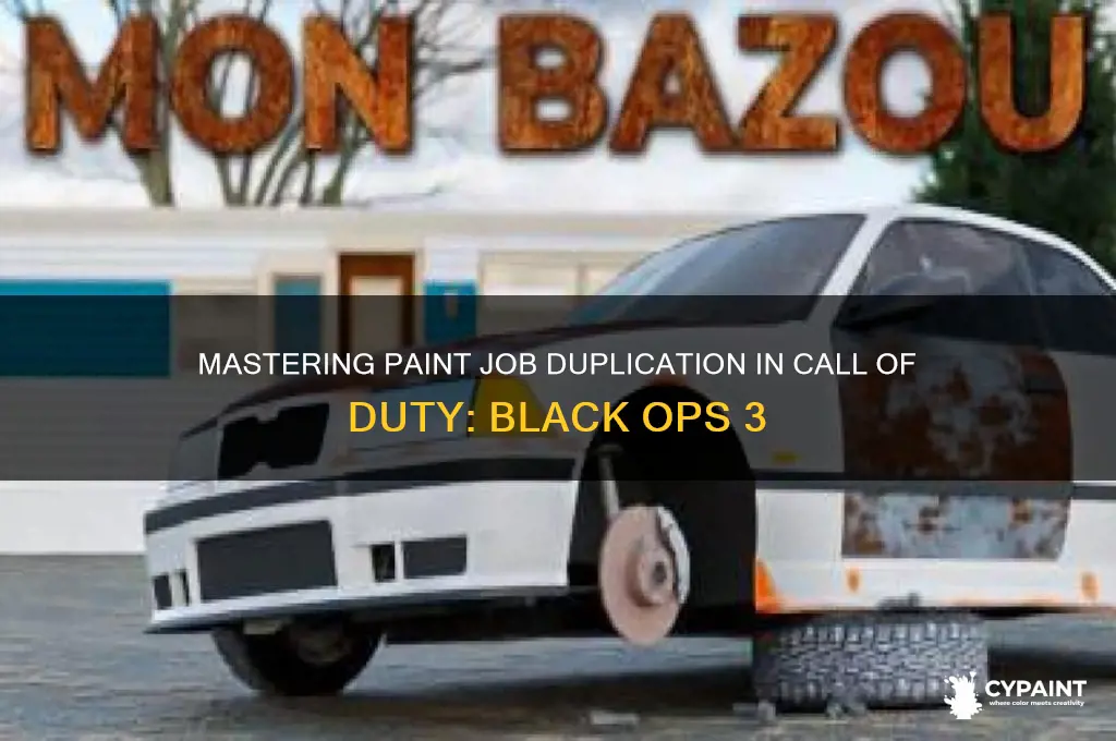 how to copy paint jobs in bo3