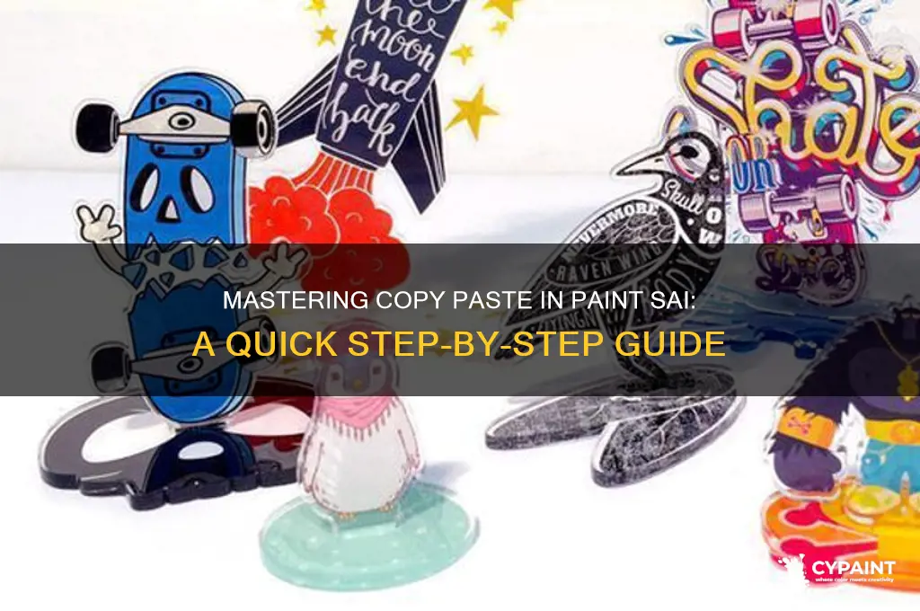 how to copy paste on paint sai