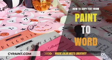 Copying Text from Paint to Word: A Simple Step-by-Step Guide