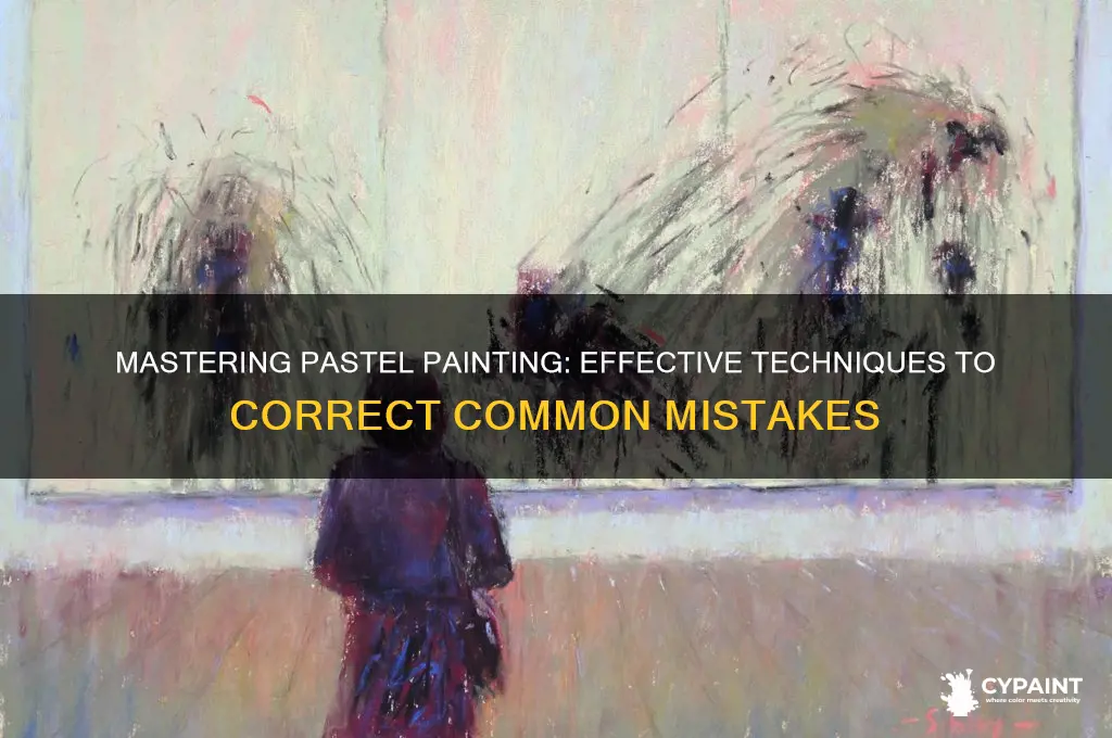 how to correct mistakes in pastel painting