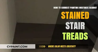 Fixing Painting Slip-ups on Stained Stair Treads