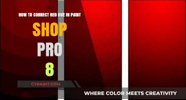Fixing Red Hue in Paint Shop Pro 8: Step-by-Step Guide