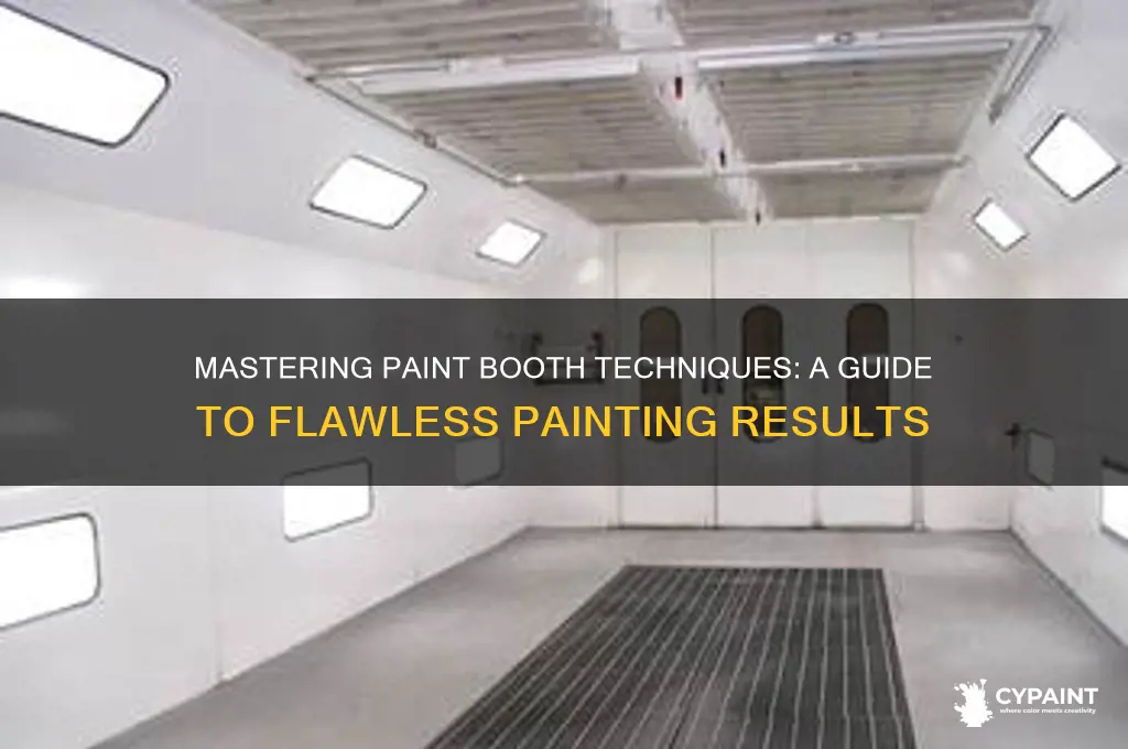 how to correctly pain in paint booth