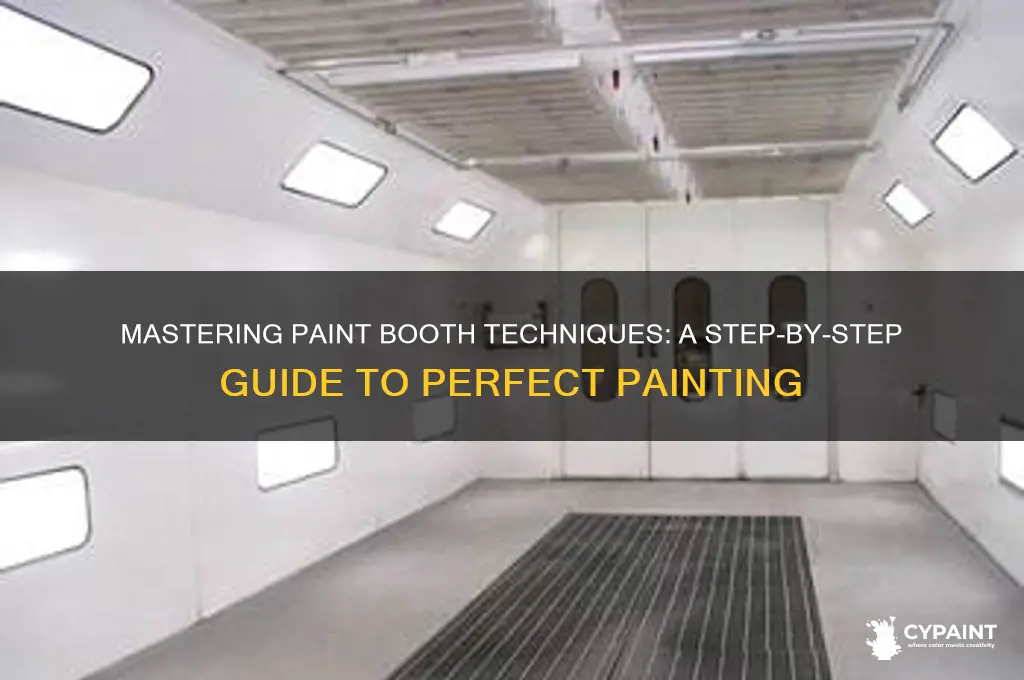 how to correctly paint in paint booth