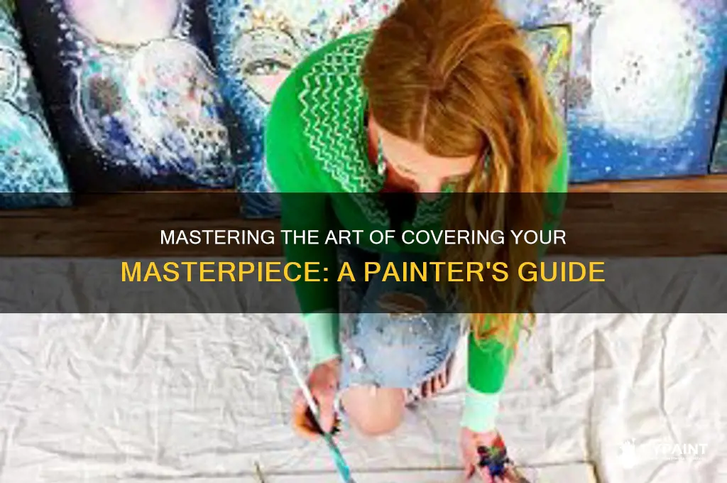 how to cover an artwork piece paint