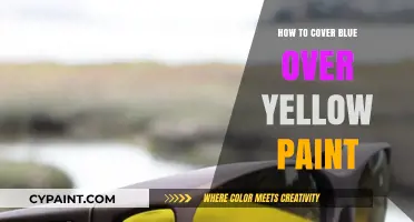 Mastering Paint Layering: Covering Blue Over Yellow with Ease