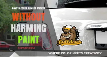 Safely Conceal Bumper Stickers: Paint-Friendly Covering Techniques Revealed