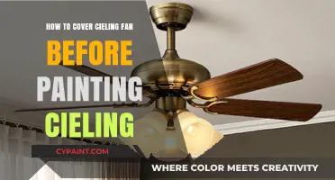 Easy Steps to Cover Ceiling Fans Before Painting Your Ceiling
