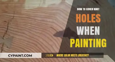 Conceal Knot Holes: Painting Techniques for Flawless Wood Surfaces