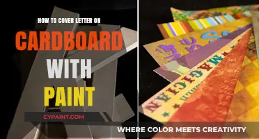 Creative Cardboard Cover Letter: Painting Tips for a Unique Professional Touch