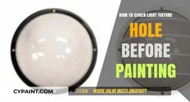 Easy Steps to Cover Light Fixture Holes Before Painting Walls
