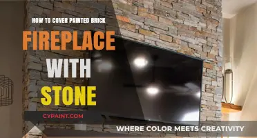 Transform Your Painted Brick Fireplace with Stone: A Step-by-Step Guide
