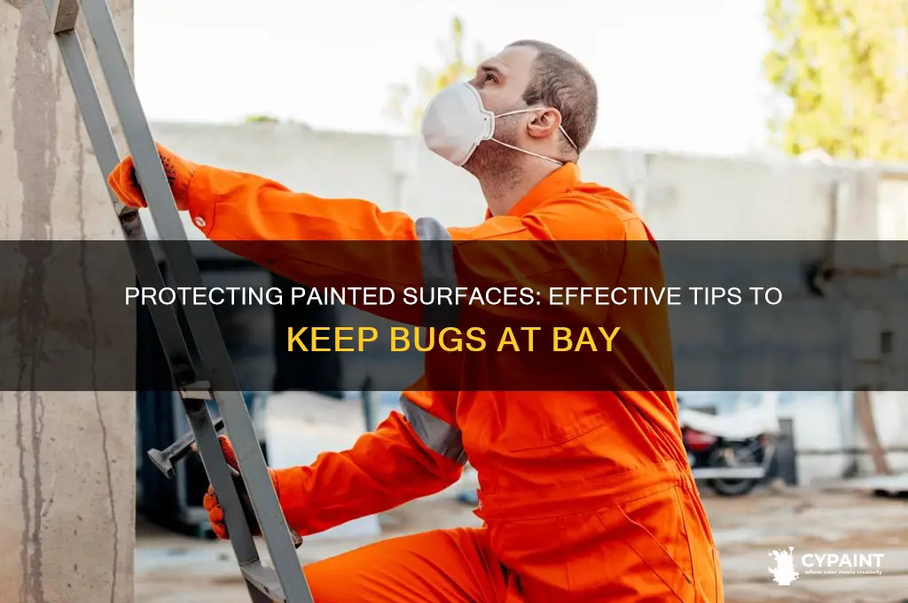 how to cover painted things from bugs