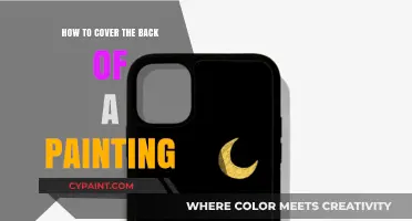 Creative Ways to Cover the Back of Your Painting Professionally